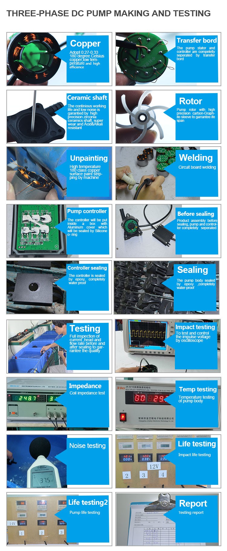 ZKSJ water pump 16m high head 2400L/H 12V/24V solar water pump | Aquarium pump store