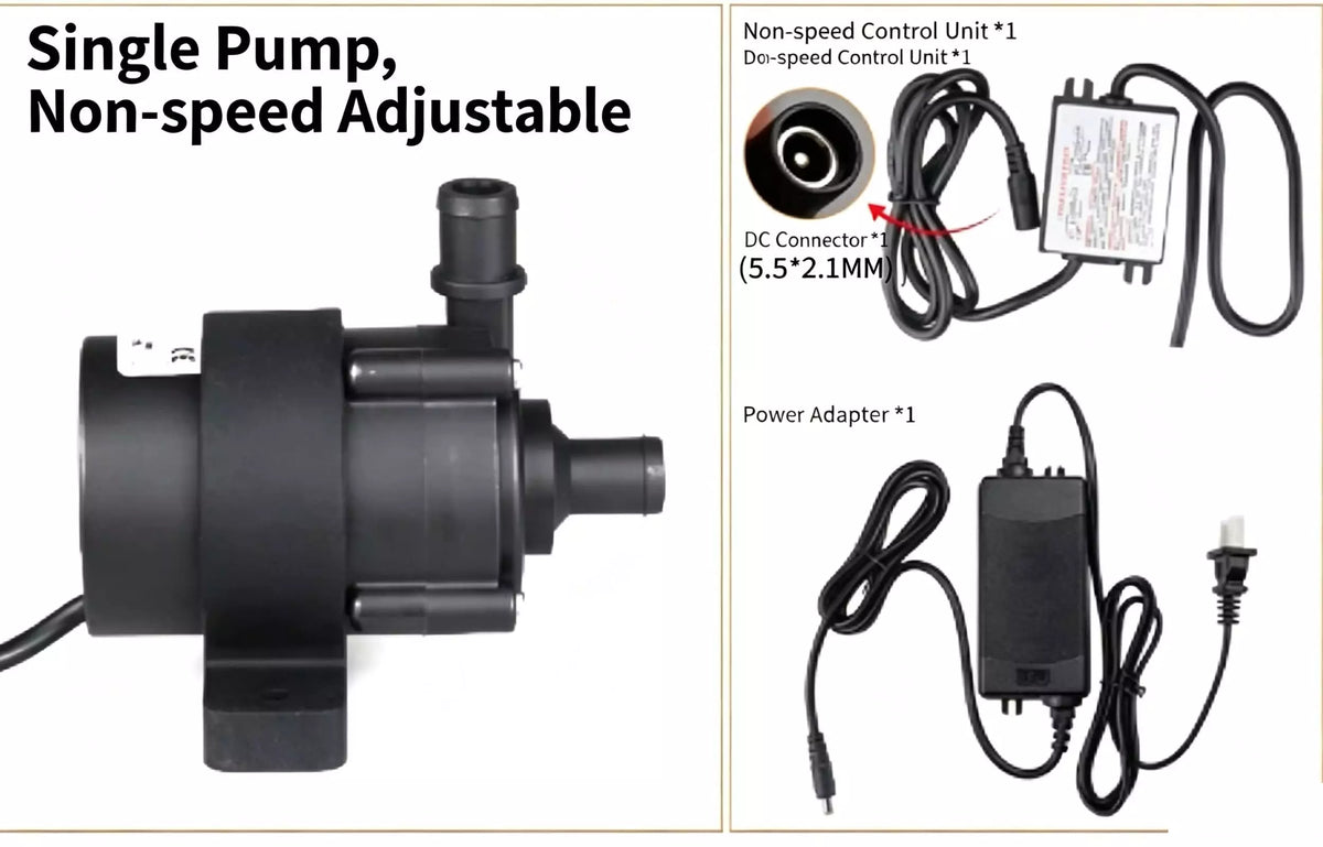 ZKSJ DC45A 3-Phase Brushless Pump – 850L/H, 12M Head, PWM Control
