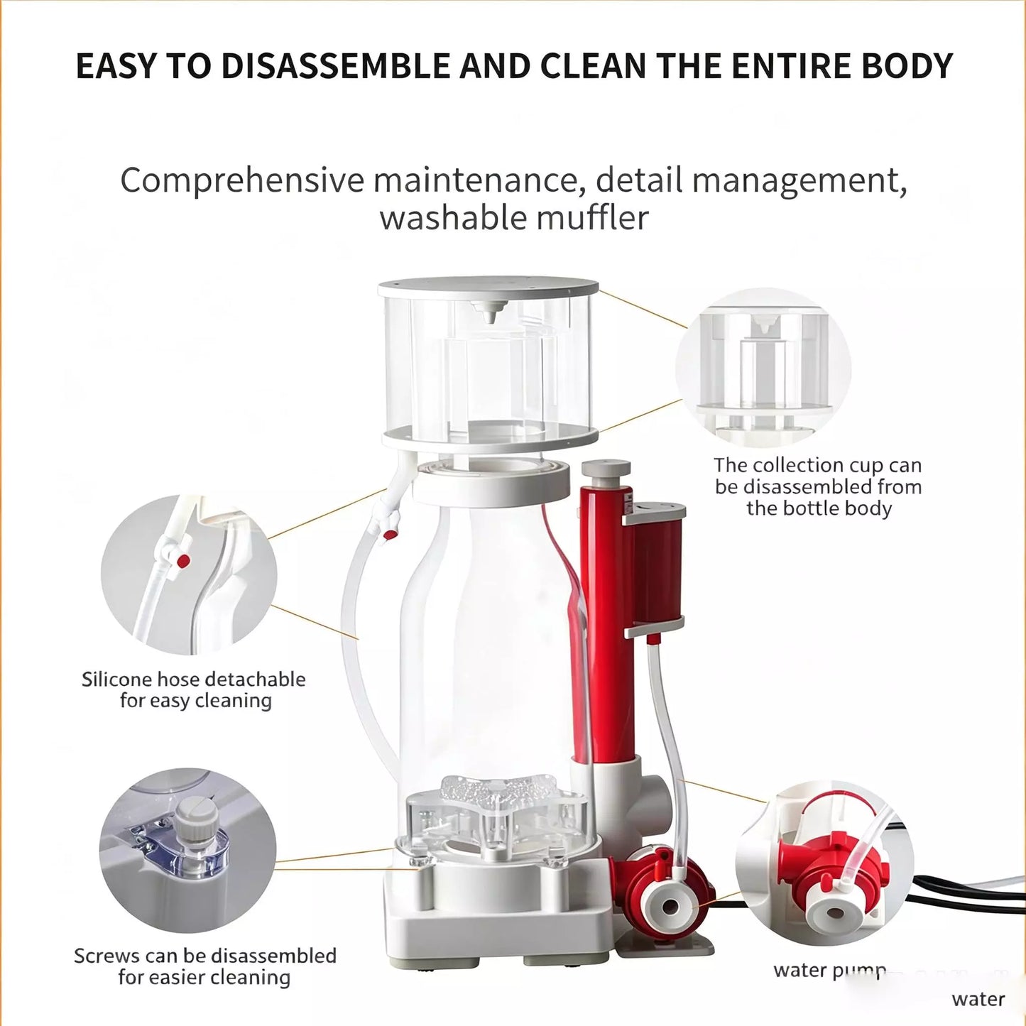 Reef Royal 120-280 DC Protein Skimmer – Crystal Clear Saltwater Made Easy