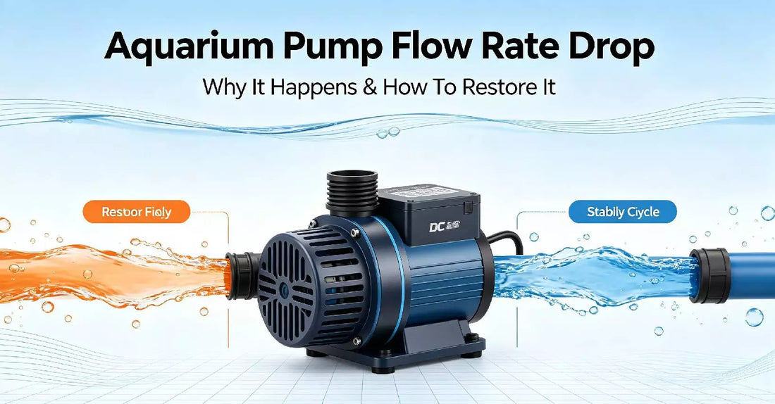 Aquarium Pump Flow Rate Drop: Why It Happens & How To Fix It
