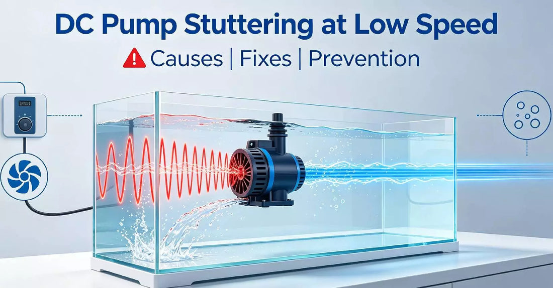 Why Does DC Aquarium Pump Stutter at Low Speed? Fix Guide