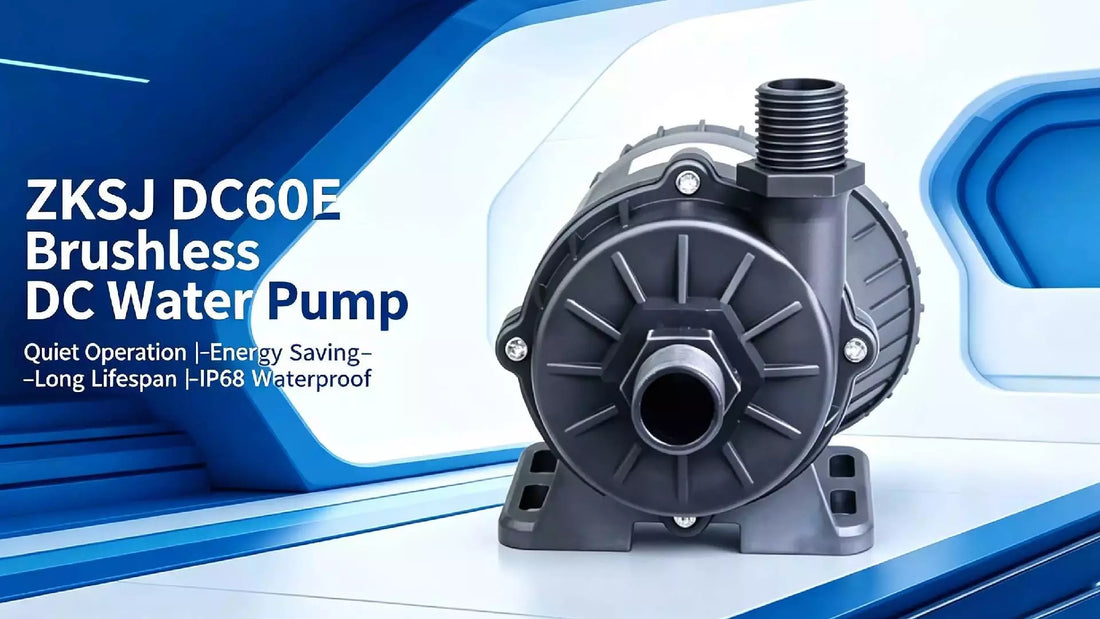 ZKSJ DC60E Brushless DC Pump - IP68 Waterproof Ultra Quiet Pump