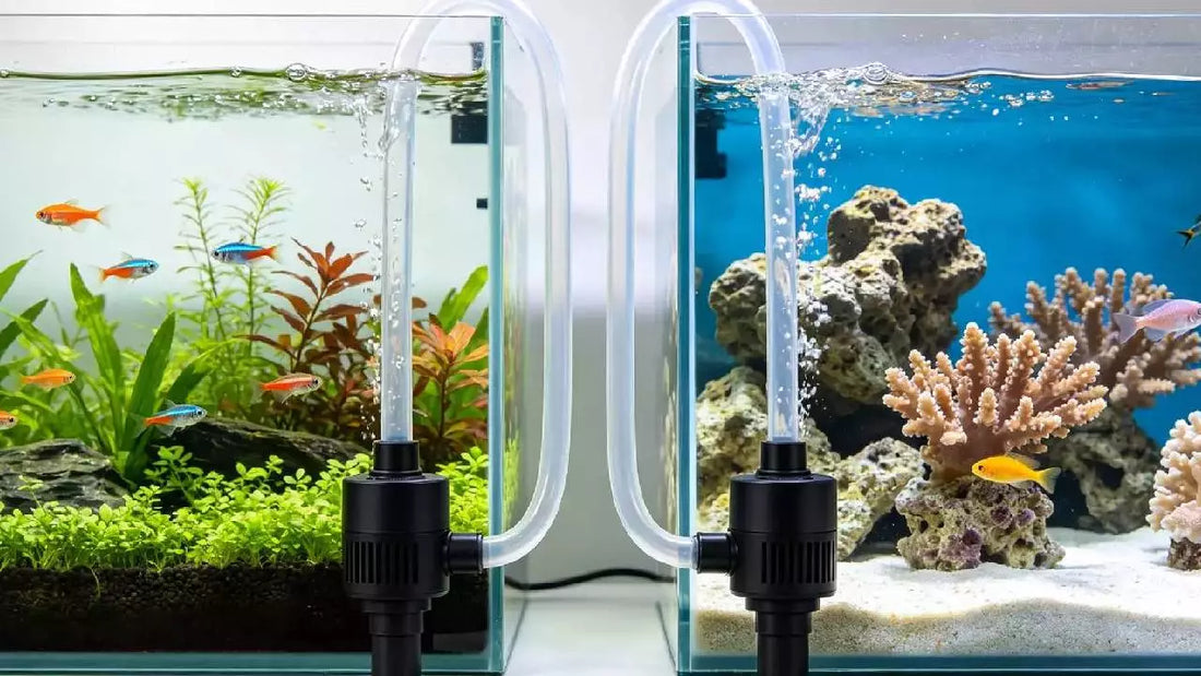 Saltwater vs Freshwater Aquarium Pump | Universal Usage Guide