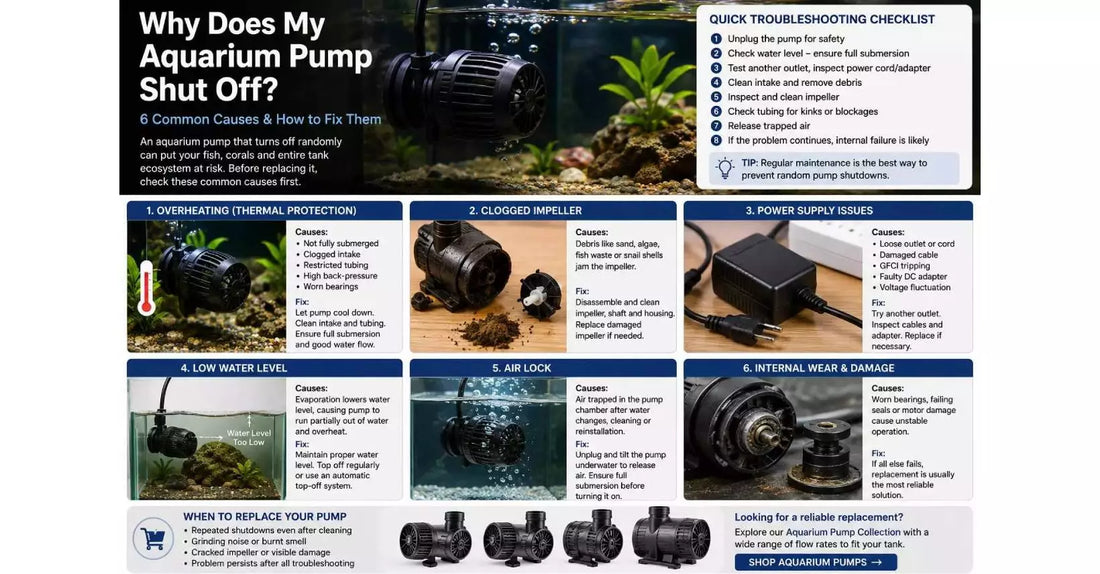 Why Does My Aquarium Pump Shut Off Out Of Nowhere? Real‑World Diagnosis & Fixes