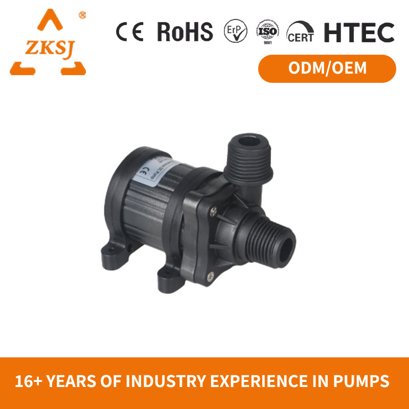 ZKSJ DC40F Water Pump with Float Switch - 12V/24V DC, 960L/H High Flow, 6M Head, Submersible for Boat, Tank, Pool Cleaning