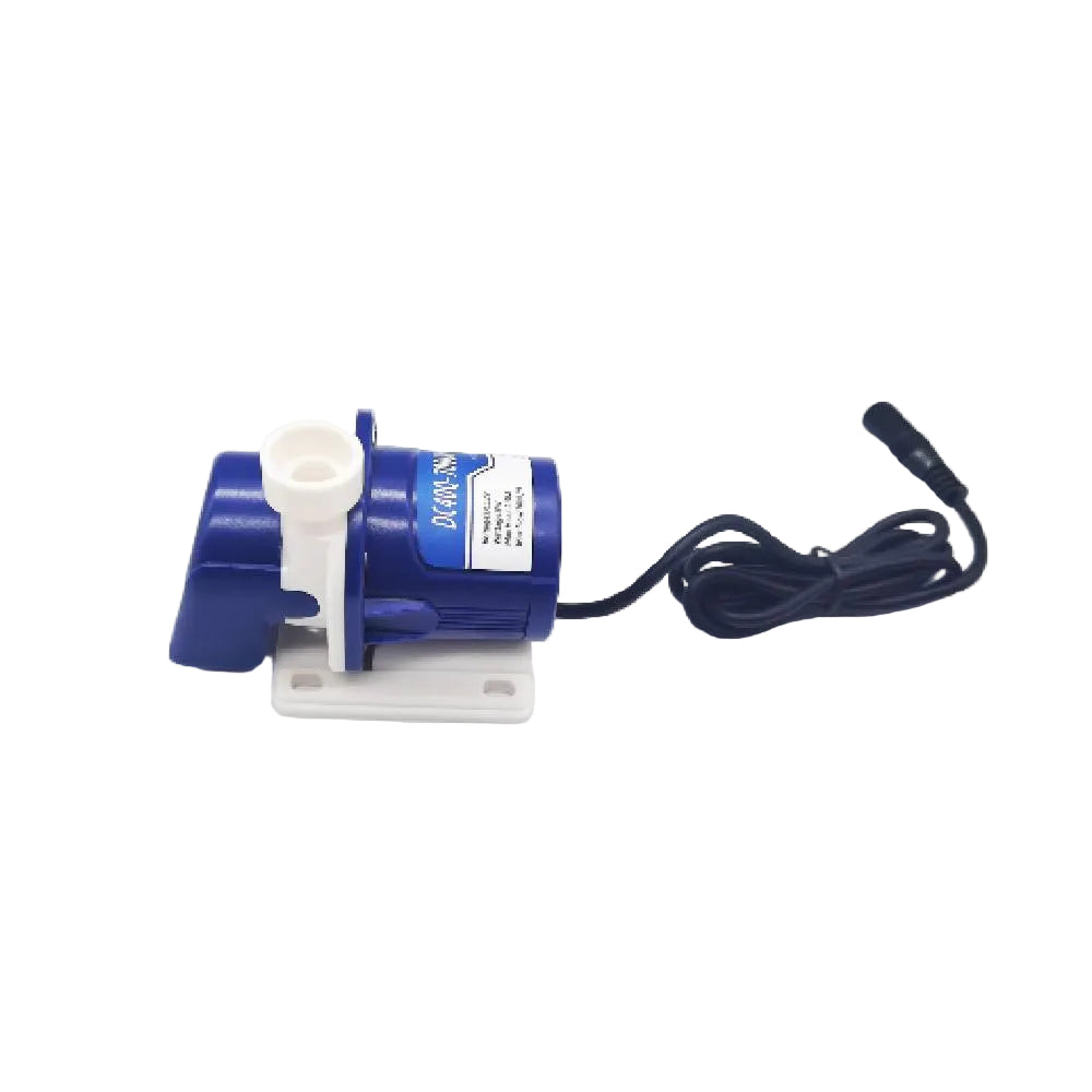 Blue DC brushless water pump with DC power cord