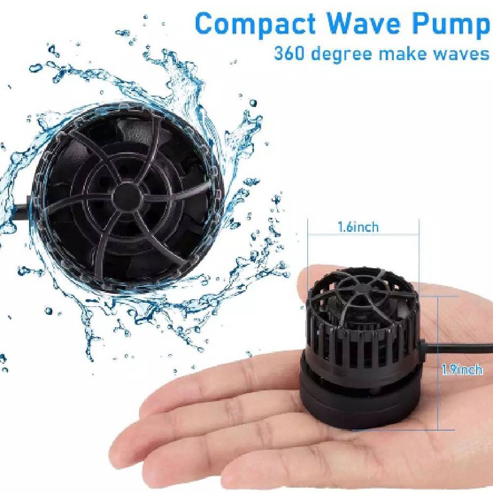 ZKSJ Mini Wave Pump 3000L/H(790GPH) Ultra Quiet | For 45cm Nano Tanks