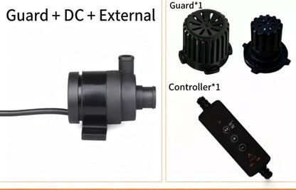 ZKSJ DC26B Mini Brushless Pump – 500L/H, 4M Head,Sine Wave Quiet, IP68