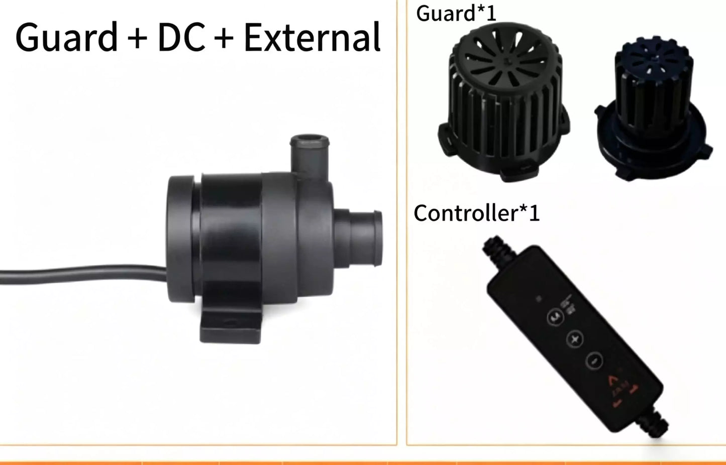 ZKSJ DC26B Mini Brushless Pump – 500L/H, 4M Head,Sine Wave Quiet, IP68
