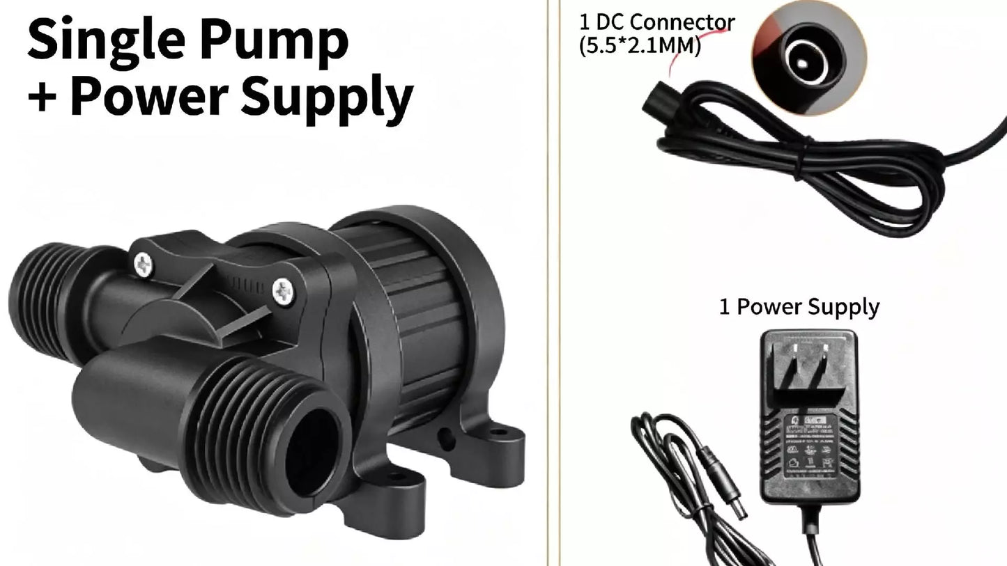ZKSJ DC40C 2-phase brushless pump,12V/24V,IP68 submersible circulation