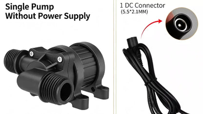 ZKSJ DC40C 2-phase brushless pump,12V/24V,IP68 submersible circulation