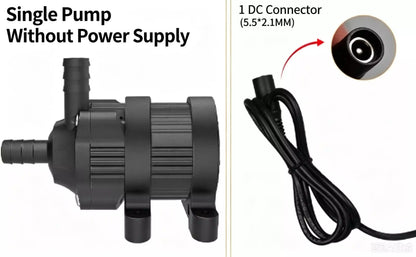 ZKSJ DC40D Brushless Pump – 550L/H, 8M Head, IP68, 2-Phase Magnetic