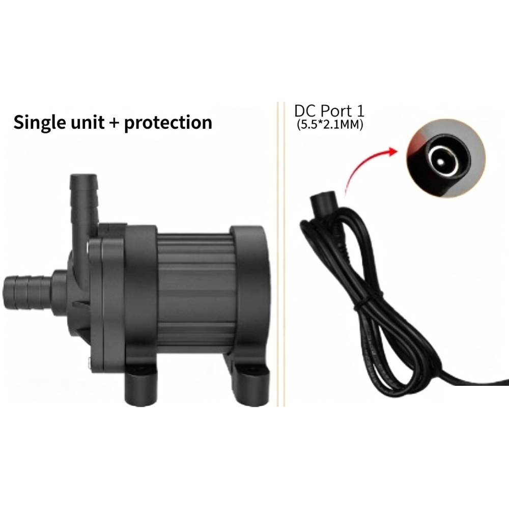ZKSJ DC40H Brushless Pump – 11M Head, Ultra Quiet for Home & Aquarium