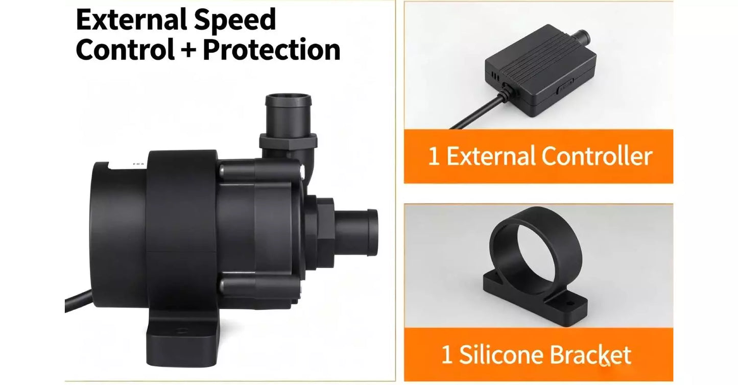 ZKSJ DC45D 3-Phase Brushless Pump – 1350L/H, 9M Head, PWM Control