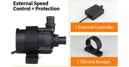 ZKSJ DC45D 3-Phase Brushless Pump – 1350L/H, 9M Head, PWM Control