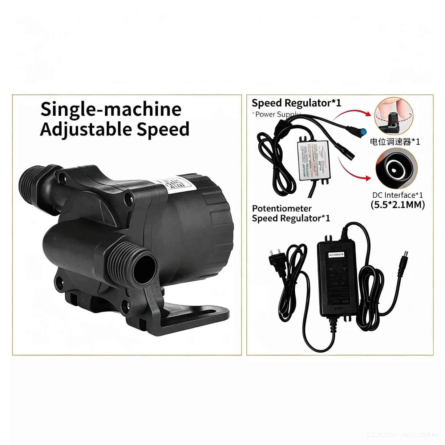 ZKSJ DC50F Brushless DC Pump – Compact Power with Advanced Protection
