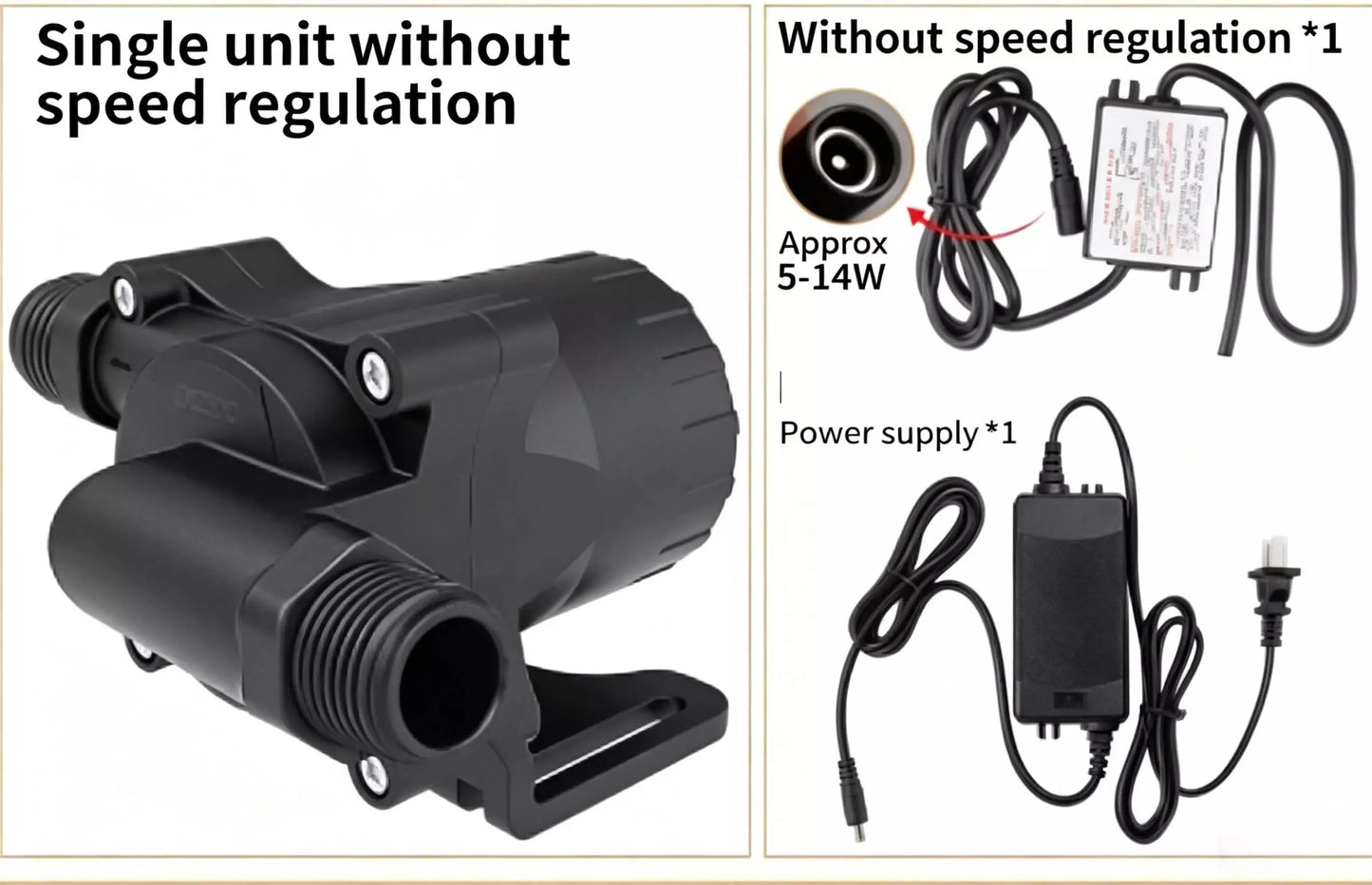 ZKSJ DC55A 3-Phase Brushless Pump – 16000L/H, 16M Head, PWM Control