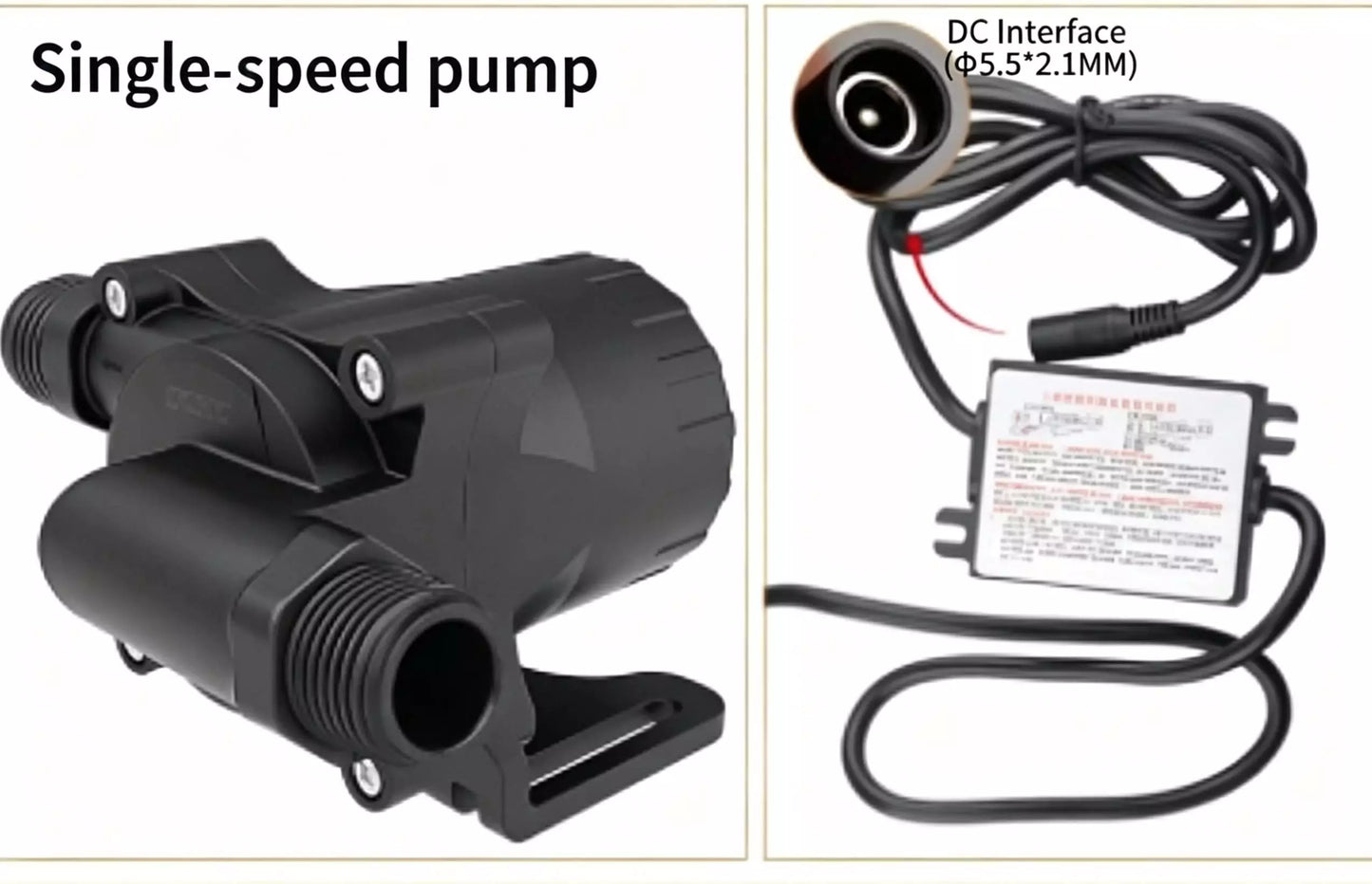 ZKSJ DC55A 3-Phase Brushless Pump – 16000L/H, 16M Head, PWM Control