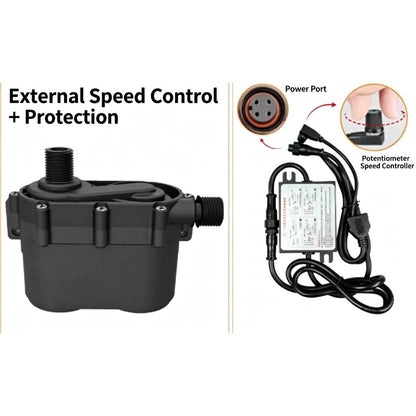 ZKSJ DC55JE High Pressure Pump – 2000L/H, 32M Head, PWM Speed Control
