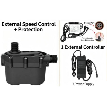 ZKSJ DC55JE High Pressure Pump – 2000L/H, 32M Head, PWM Speed Control
