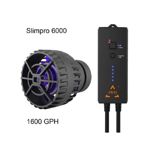 Pompă cu undă mică pentru acvariu DC12V 6000L/H 12w telecomandă inteligentă cu legături