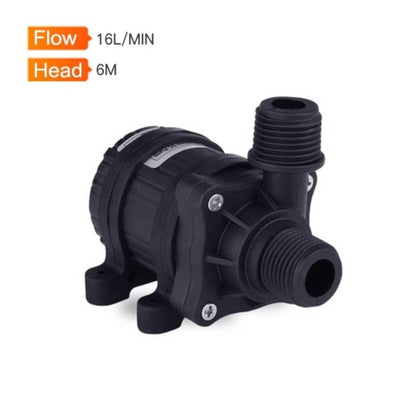 ZKSJ DC40F Water Pump with Float Switch - 12V/24V DC, 960L/H High Flow, 6M Head, Submersible for Boat, Tank, Pool Cleaning